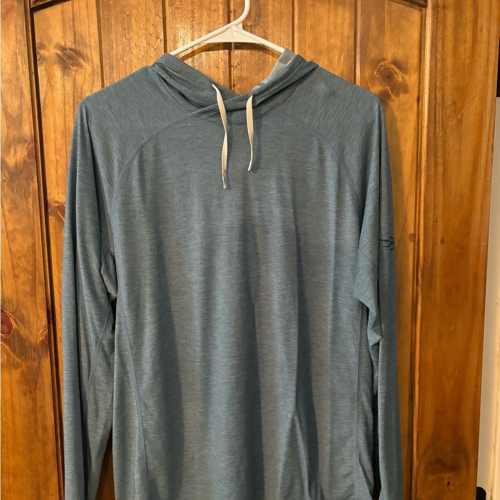 Blue Pullover Hoodie Sweatshirt